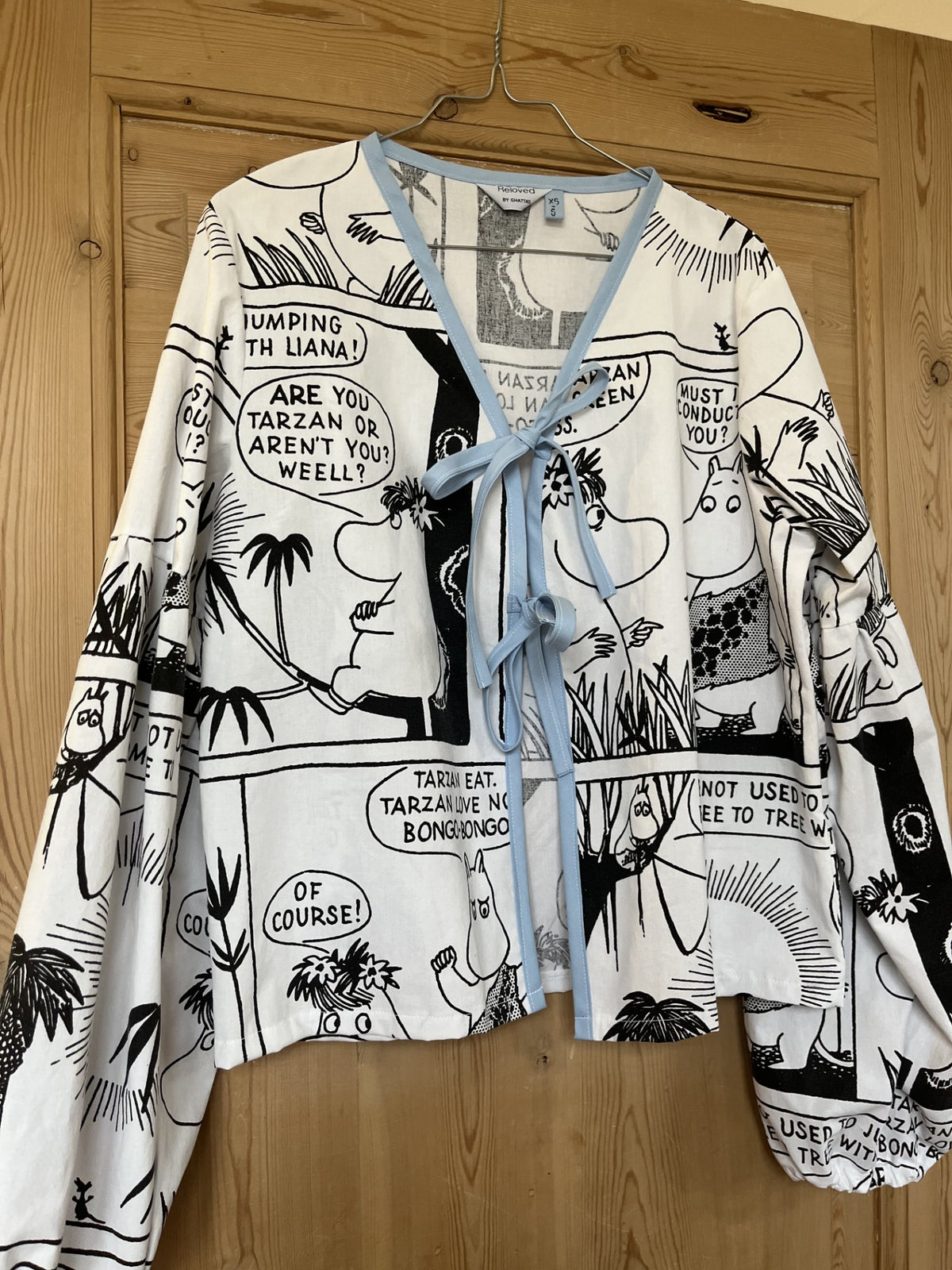 Rafia Shirt med Mumitroldene  – str. XS/S